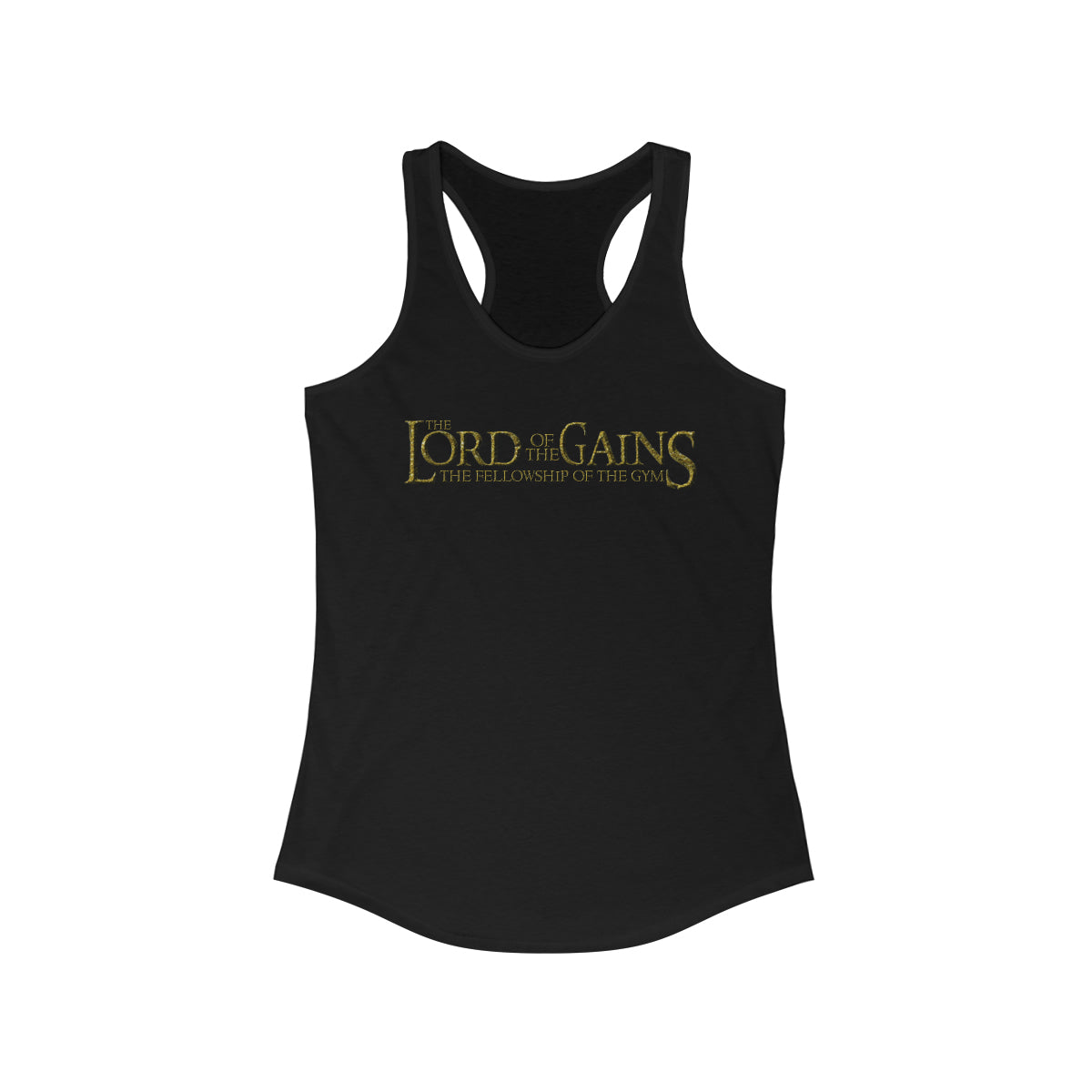 Lord of the Gains Women's Racerback
