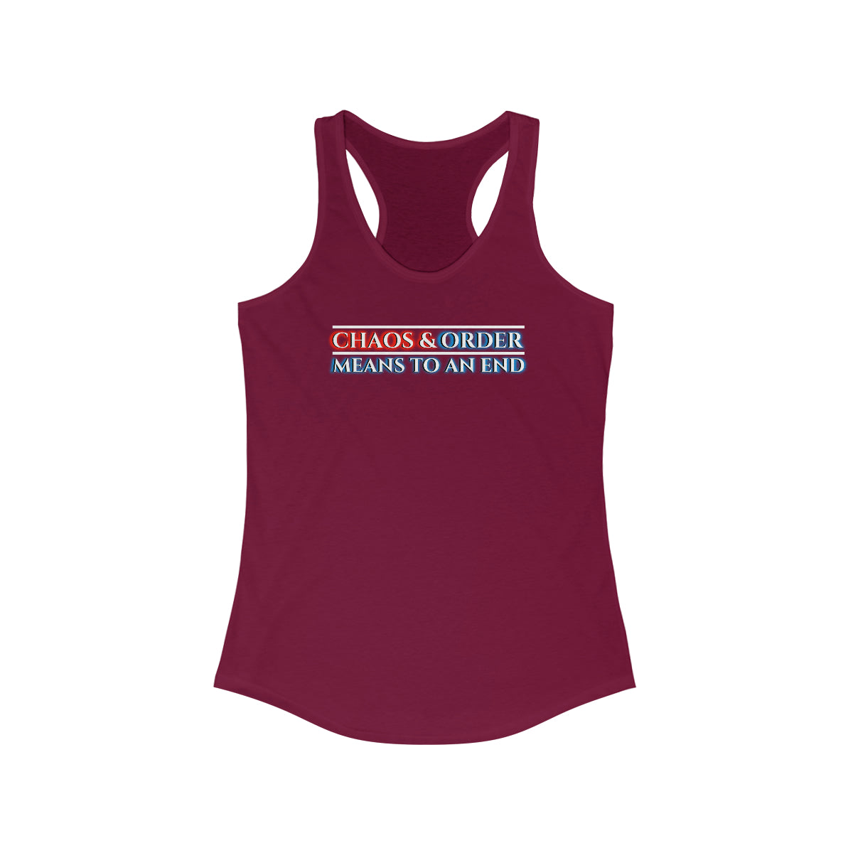 Chaos & Order Women's Racerback