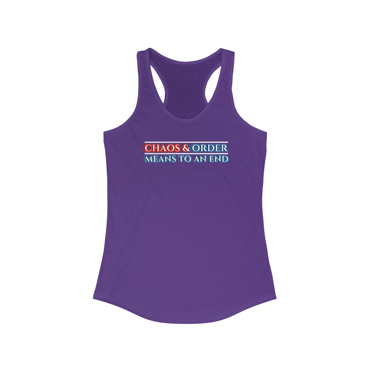 Chaos & Order Women's Racerback