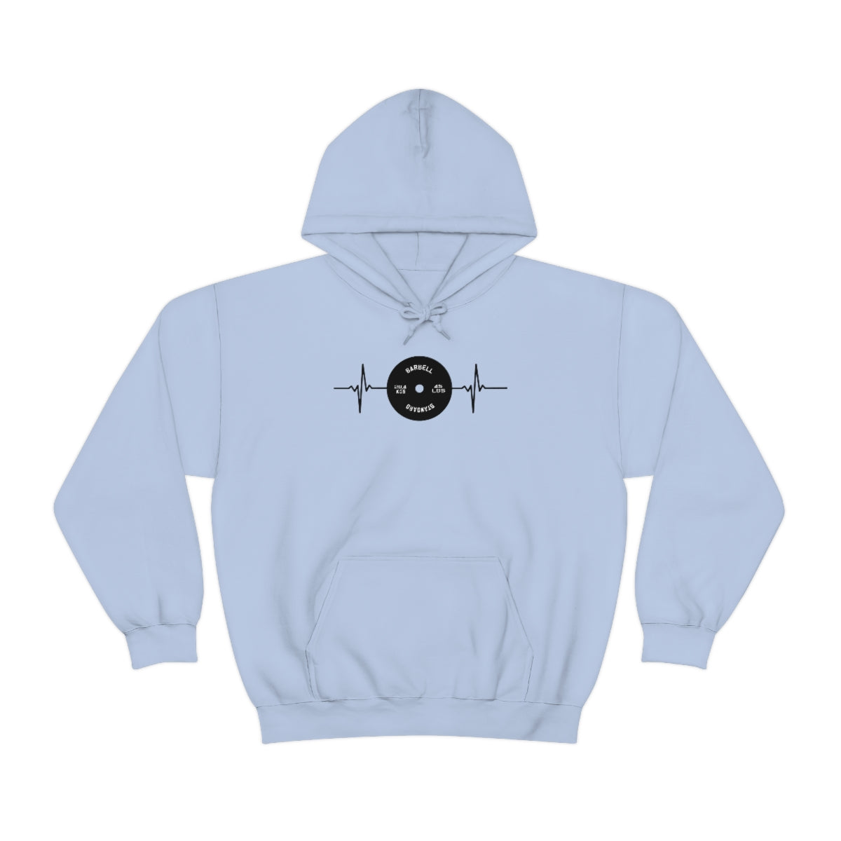 Heartbeat 45lb. Plate Hoodie
