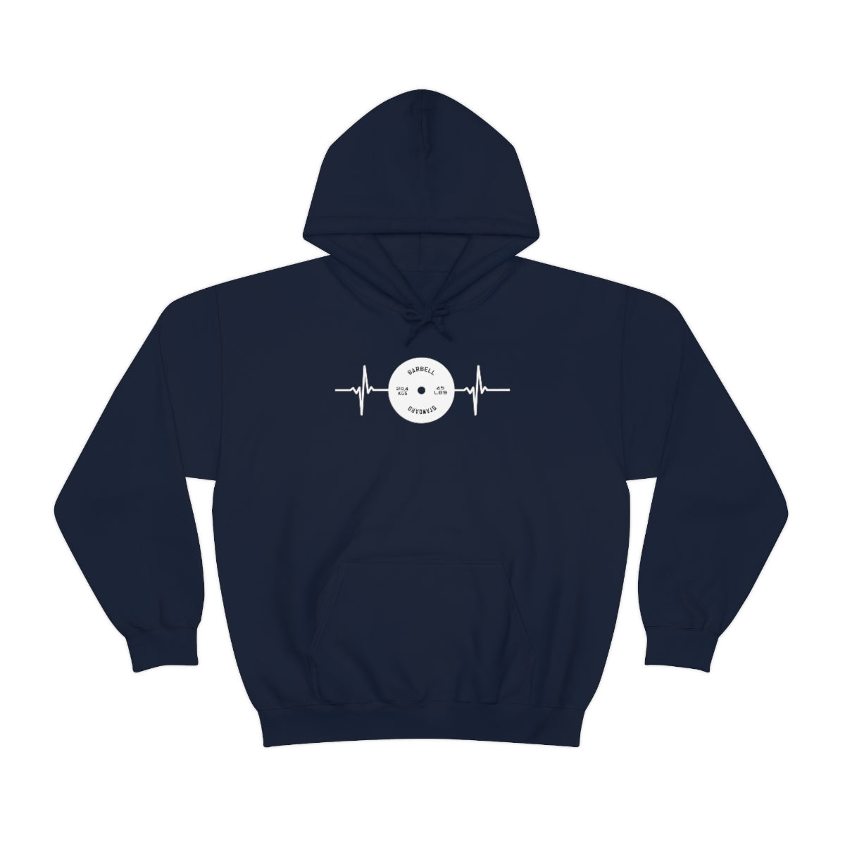 Heartbeat 45lb. Plate Hoodie