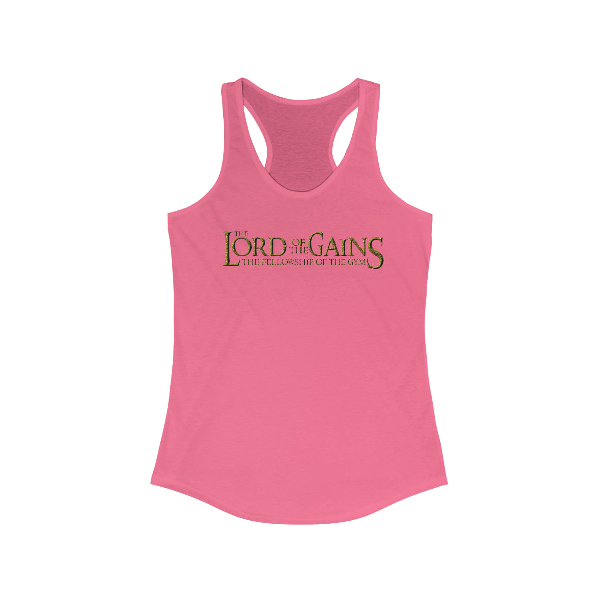 Lord of the Gains Women's Racerback