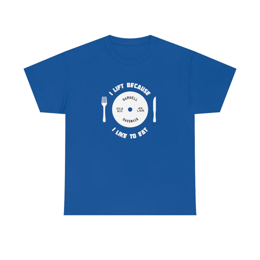 I lift because I like to eat