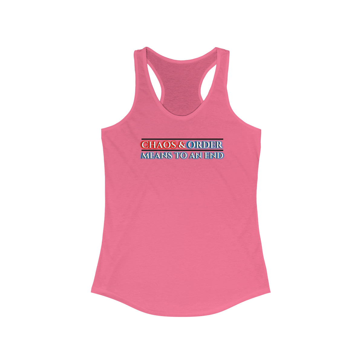 Chaos & Order Women's Racerback