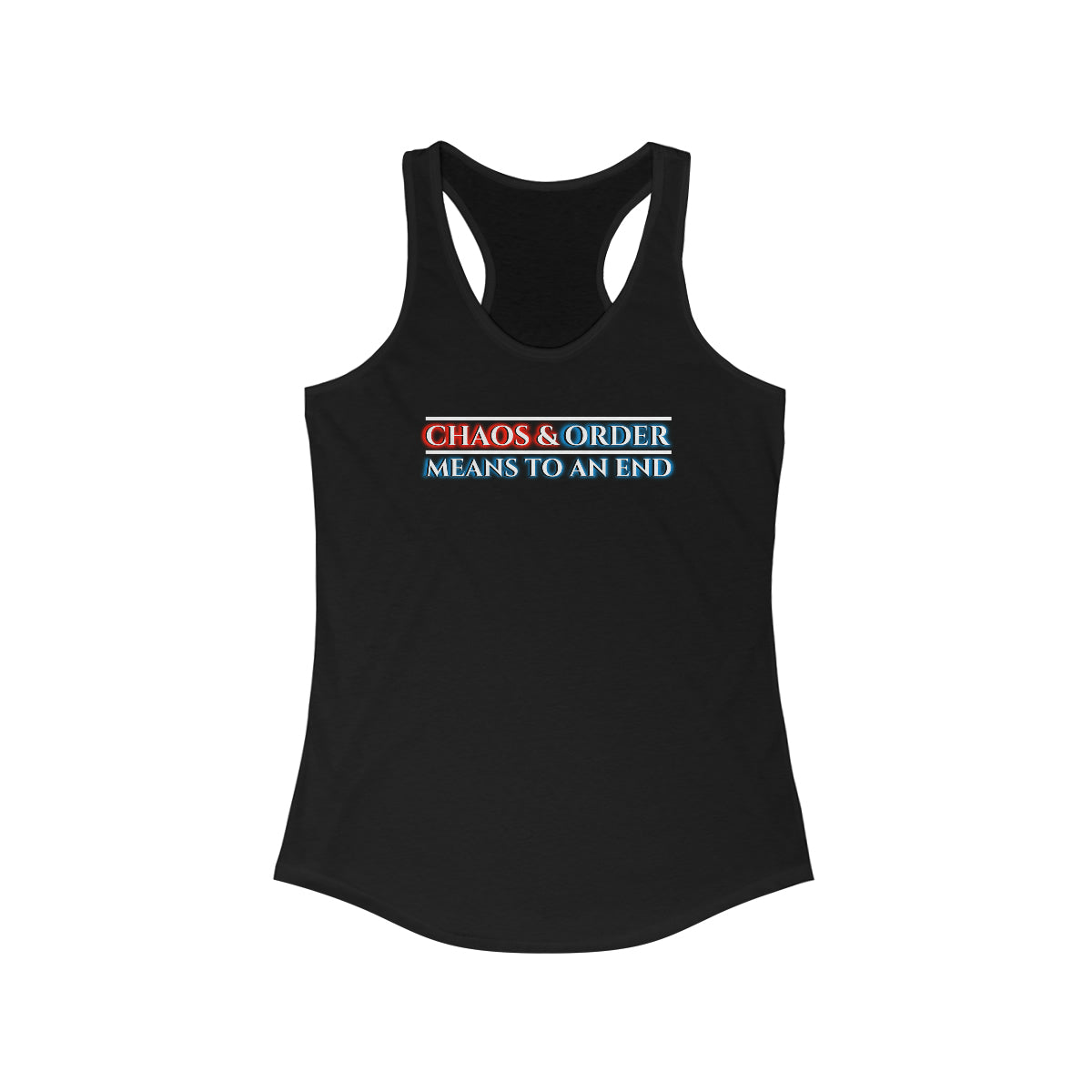 Chaos & Order Women's Racerback