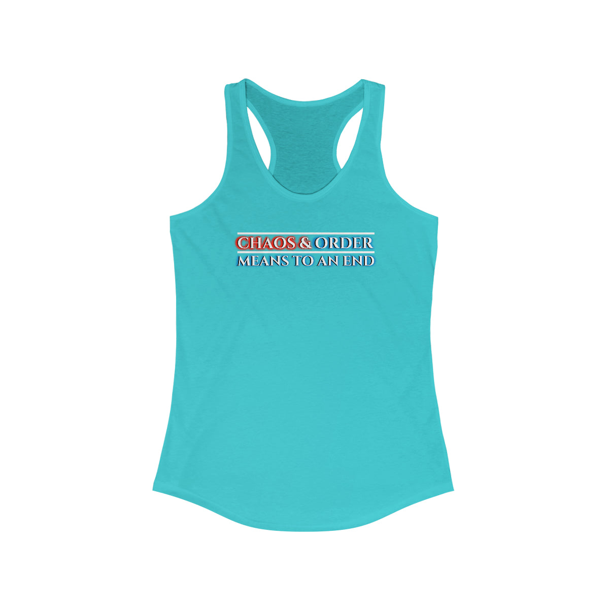 Chaos & Order Women's Racerback
