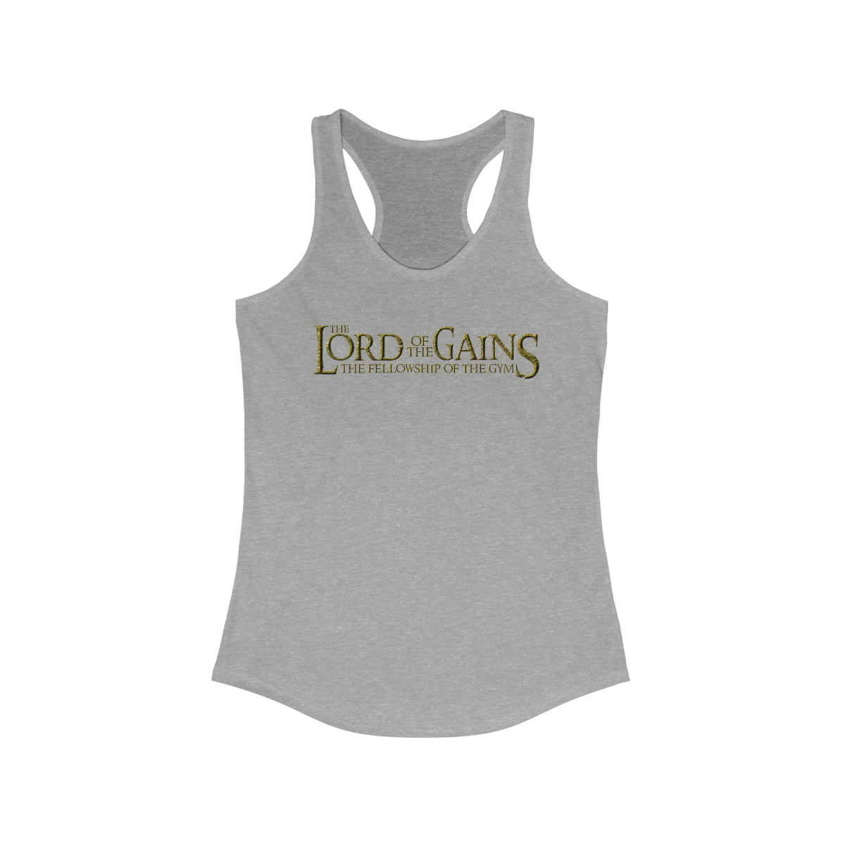 Lord of the Gains Women's Racerback
